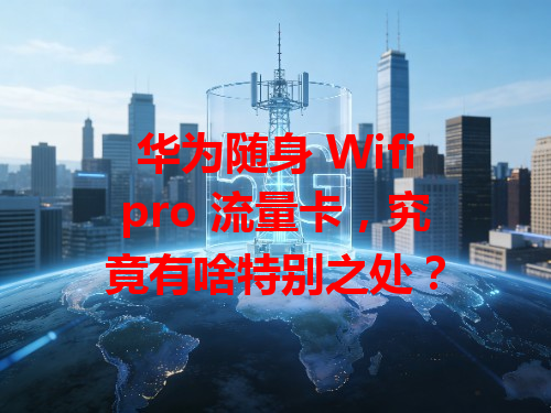 华为随身 Wifipro 流量卡，究竟有啥特别之处？