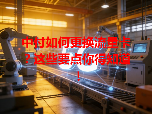 中付如何更换流量卡？这些要点你得知道！