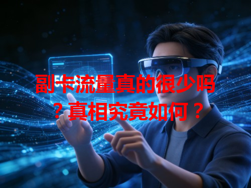 副卡流量真的很少吗？真相究竟如何？