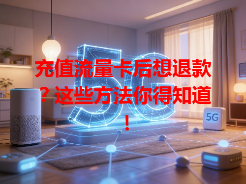 充值流量卡后想退款？这些方法你得知道！