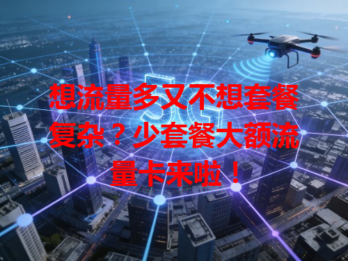 想流量多又不想套餐复杂？少套餐大额流量卡来啦！