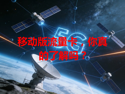 移动版流量卡，你真的了解吗？