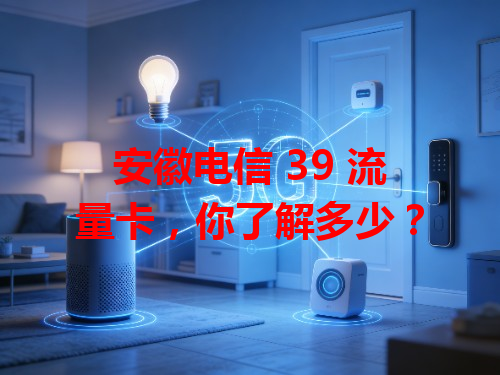 安徽电信 39 流量卡，你了解多少？