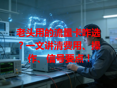 老头用的流量卡咋选？一文讲清费用、操作、信号要点！