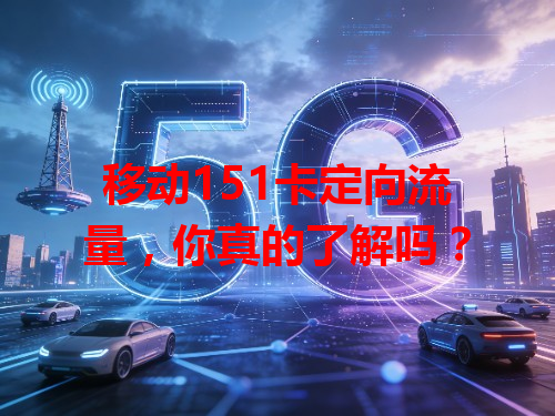 移动151卡定向流量，你真的了解吗？