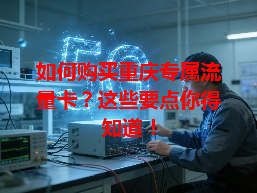 如何购买重庆专属流量卡？这些要点你得知道！