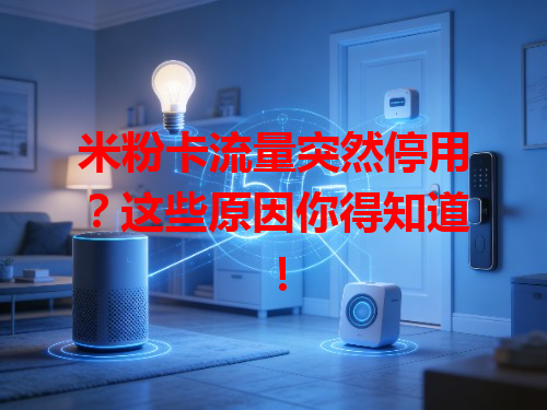 米粉卡流量突然停用？这些原因你得知道！