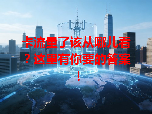 卡流量了该从哪儿看？这里有你要的答案！