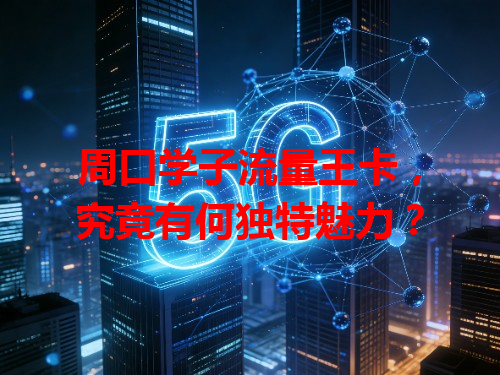 周口学子流量王卡，究竟有何独特魅力？