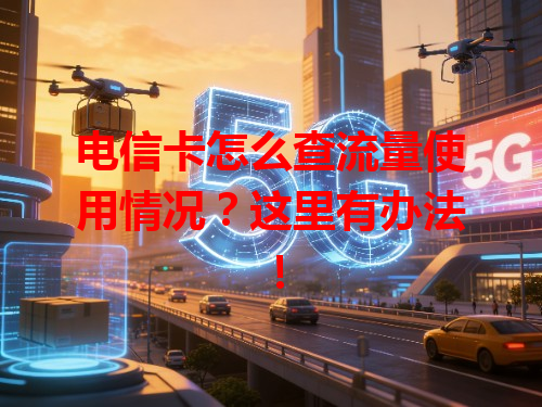 电信卡怎么查流量使用情况？这里有办法！