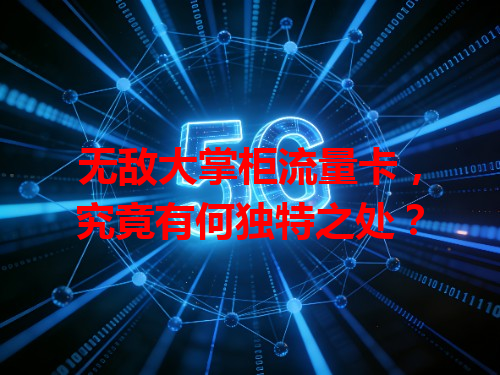 无敌大掌柜流量卡，究竟有何独特之处？