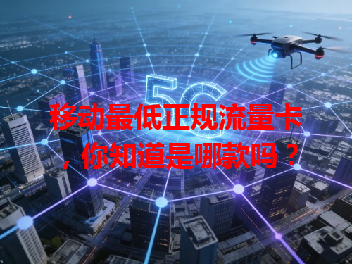 移动最低正规流量卡，你知道是哪款吗？