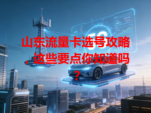 山东流量卡选号攻略，这些要点你知道吗？