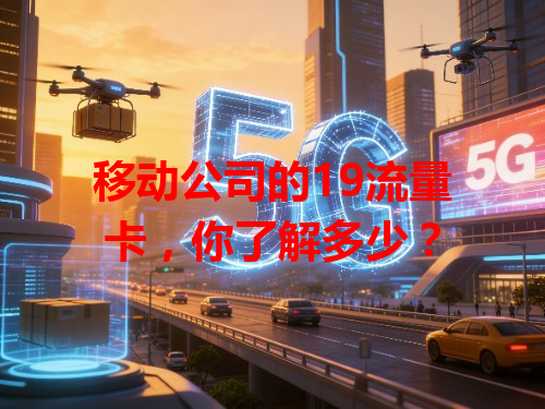 移动公司的19流量卡，你了解多少？