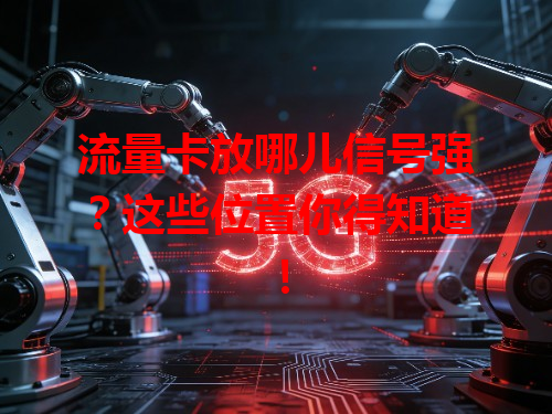 流量卡放哪儿信号强？这些位置你得知道！