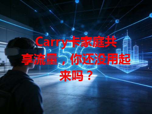 Carry卡家庭共享流量，你还没用起来吗？