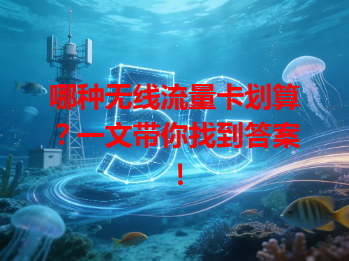 哪种无线流量卡划算？一文带你找到答案！