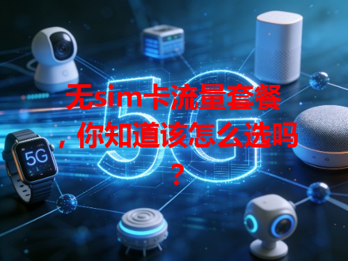 无sim卡流量套餐，你知道该怎么选吗？