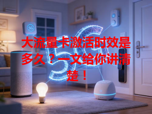 大流量卡激活时效是多久？一文给你讲清楚！