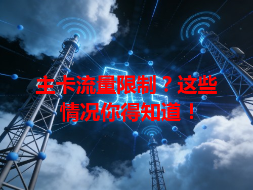 主卡流量限制？这些情况你得知道！