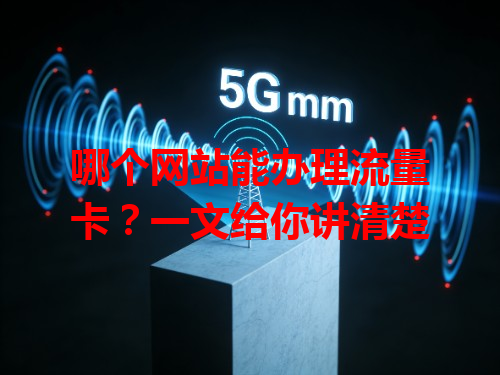 哪个网站能办理流量卡？一文给你讲清楚