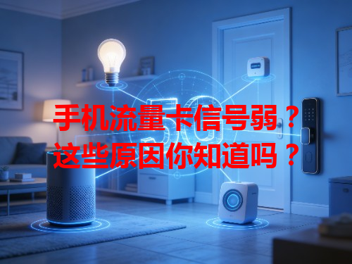 手机流量卡信号弱？这些原因你知道吗？