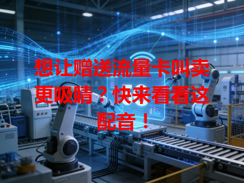 想让赠送流量卡叫卖更吸睛？快来看看这配音！