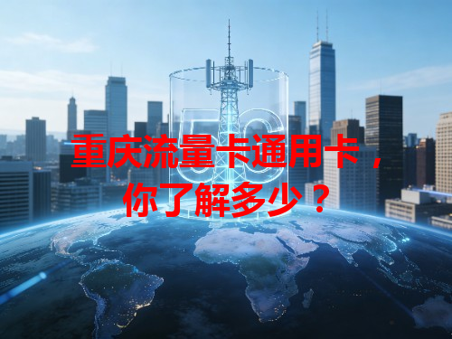 重庆流量卡通用卡，你了解多少？