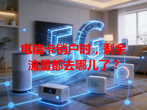 电信卡销户时，剩余流量都去哪儿了？