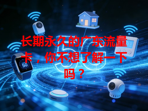 长期永久的广东流量卡，你不想了解一下吗？