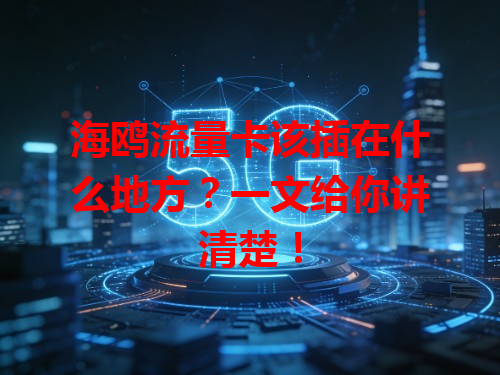 海鸥流量卡该插在什么地方？一文给你讲清楚！