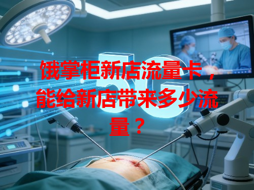 饿掌柜新店流量卡，能给新店带来多少流量？