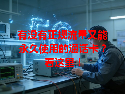 有没有正规流量又能永久使用的通话卡？看这里！