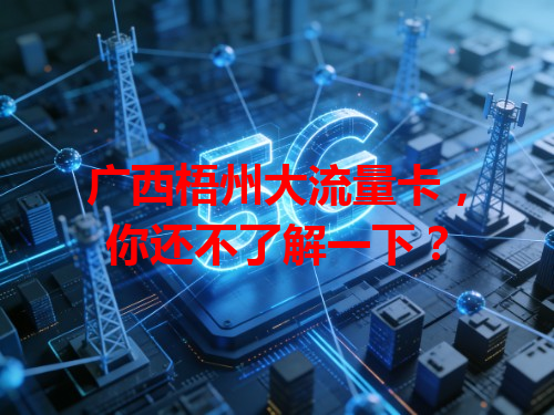 广西梧州大流量卡，你还不了解一下？