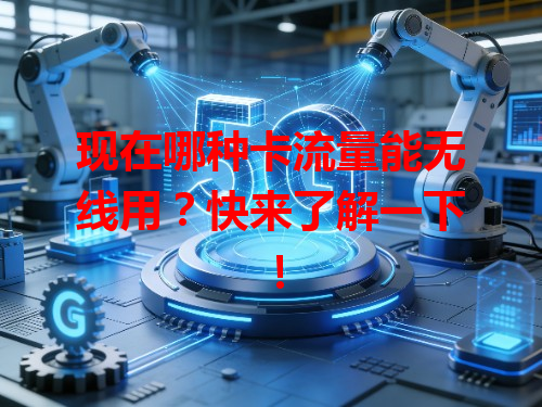 现在哪种卡流量能无线用？快来了解一下！