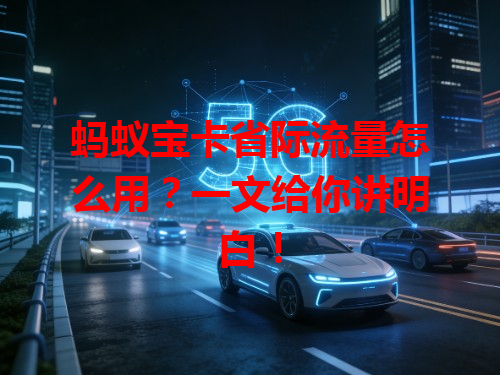 蚂蚁宝卡省际流量怎么用？一文给你讲明白！