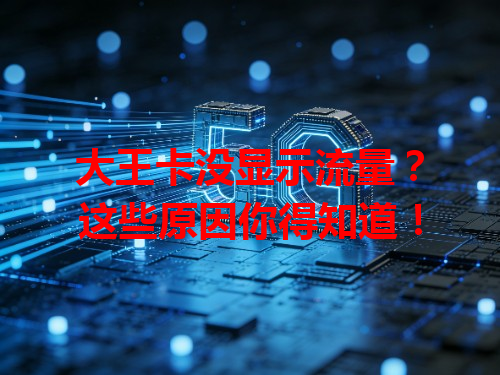 大王卡没显示流量？这些原因你得知道！