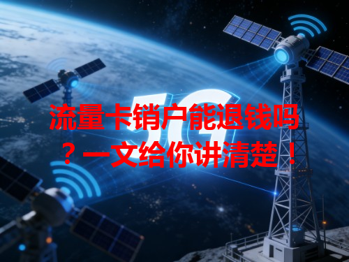 流量卡销户能退钱吗？一文给你讲清楚！