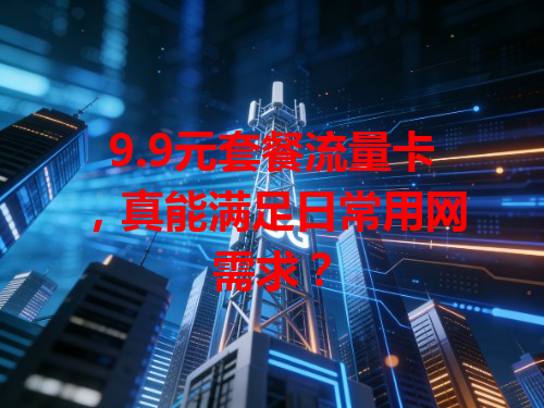 9.9元套餐流量卡，真能满足日常用网需求？