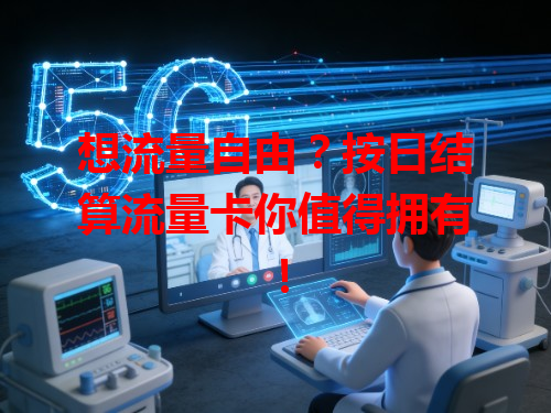 想流量自由？按日结算流量卡你值得拥有！