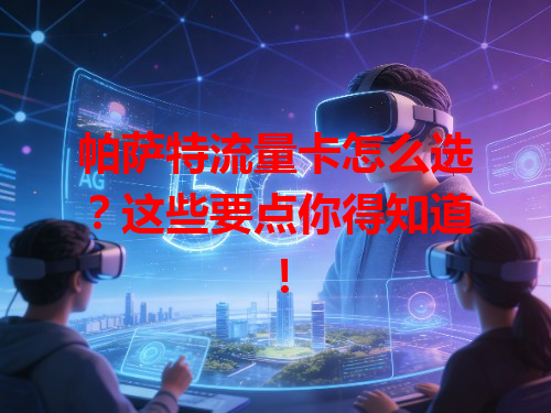 帕萨特流量卡怎么选？这些要点你得知道！