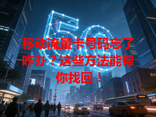 移动流量卡号码忘了咋办？这些方法能帮你找回！