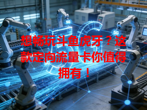 想畅玩斗鱼虎牙？这款定向流量卡你值得拥有！
