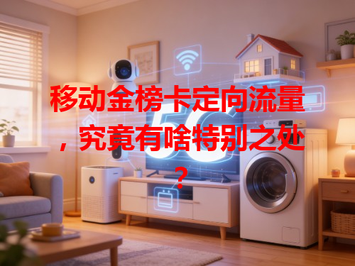 移动金榜卡定向流量，究竟有啥特别之处？