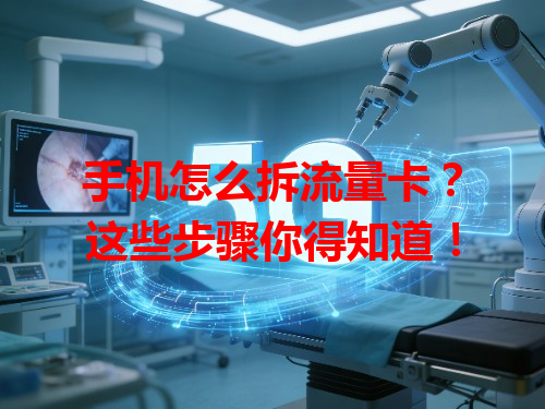 手机怎么拆流量卡？这些步骤你得知道！