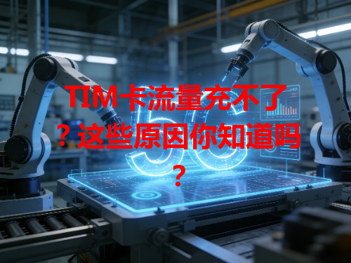 TIM卡流量充不了？这些原因你知道吗？