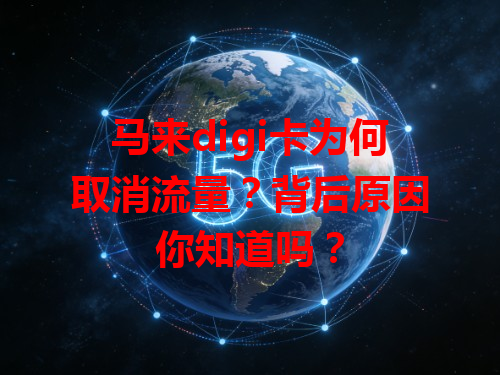 马来digi卡为何取消流量？背后原因你知道吗？