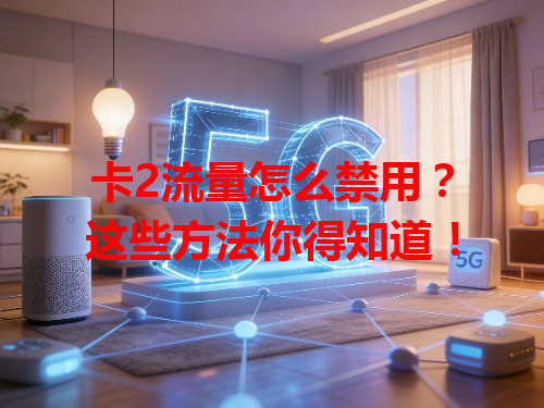 卡2流量怎么禁用？这些方法你得知道！