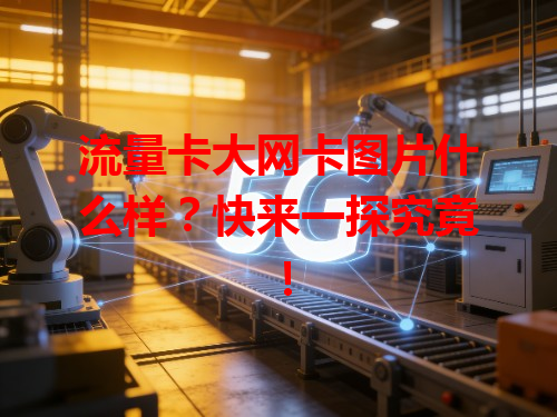 流量卡大网卡图片什么样？快来一探究竟！