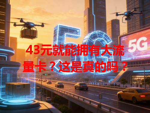 43元就能拥有大流量卡？这是真的吗？